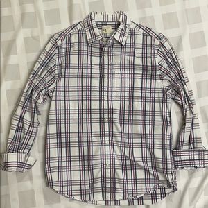 Old Navy Button Down Blue/Pink Plaid